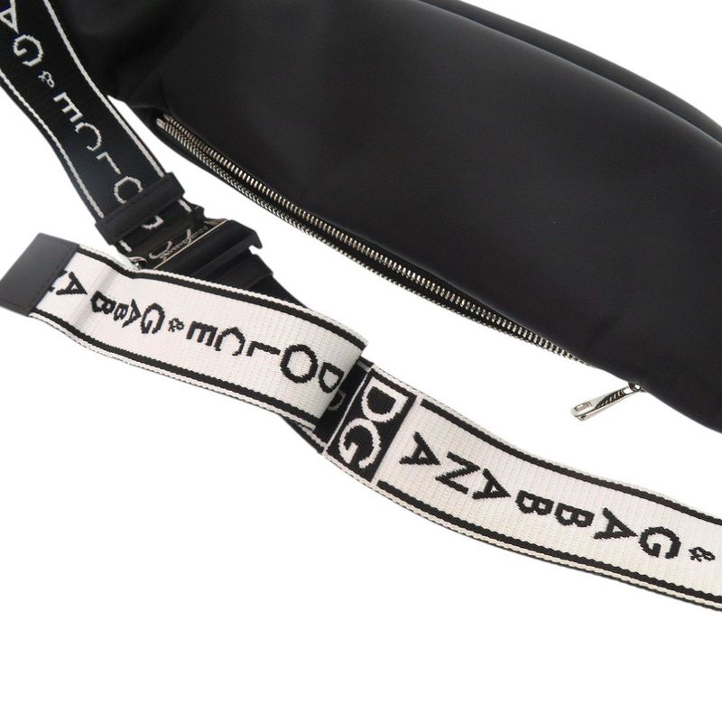 Dolce & Gabbana Nylon Black Belt Bag