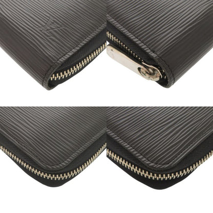 Louis Vuitton Zippy Organizer Epi Noir Black Zip Around Wallet