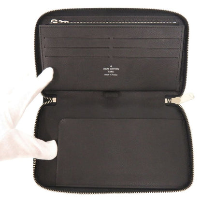 Louis Vuitton Zippy Organizer Epi Noir Black Zip Around Wallet