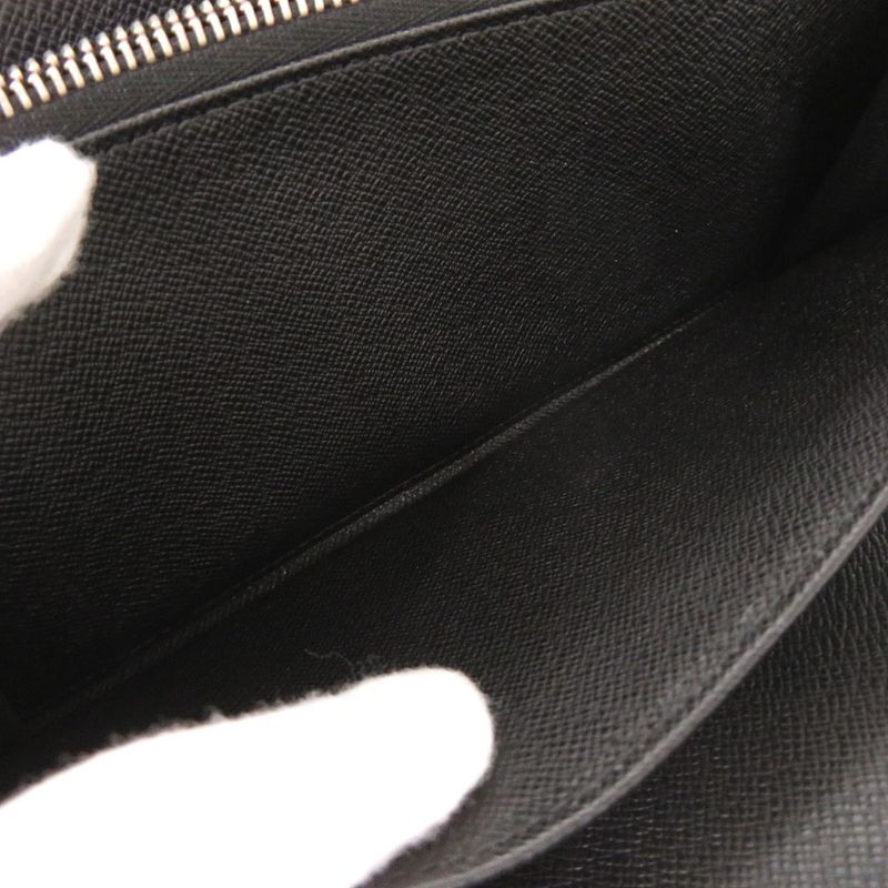 Louis Vuitton Zippy Organizer Epi Noir Black Zip Around Wallet