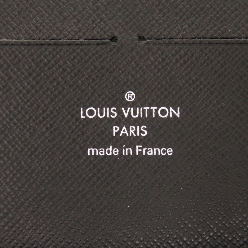 Louis Vuitton Zippy Organizer Epi Noir Black Zip Around Wallet