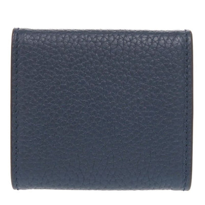 Gucci Logo Leather Blue Coin Case