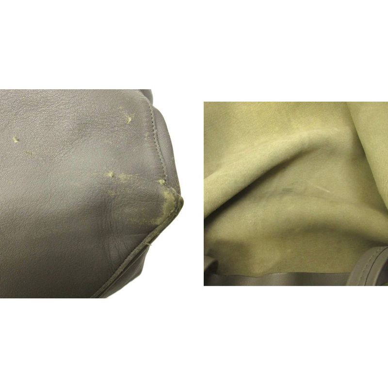 Celine Fabric Era Horizontal Cover Tote Leather Gray