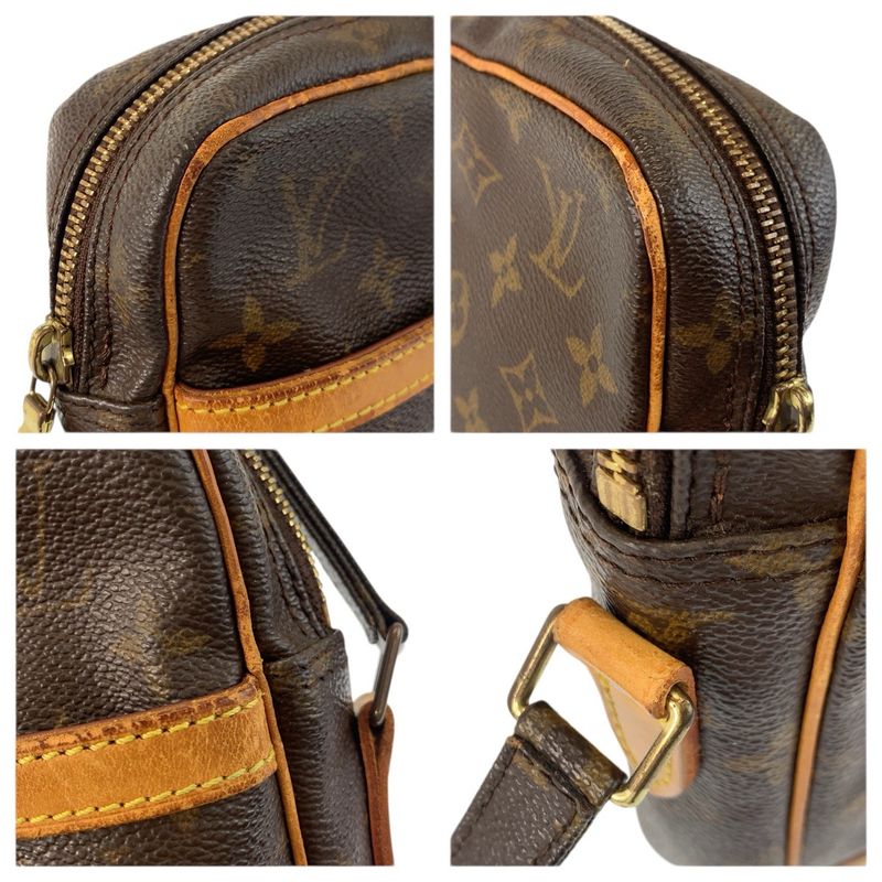 Louis Vuitton Monogram Danube Brown Gold Shoulder Bag Pochette