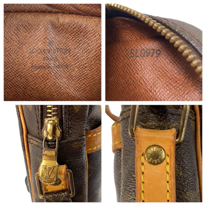 Louis Vuitton Monogram Danube Brown Gold Shoulder Bag Pochette