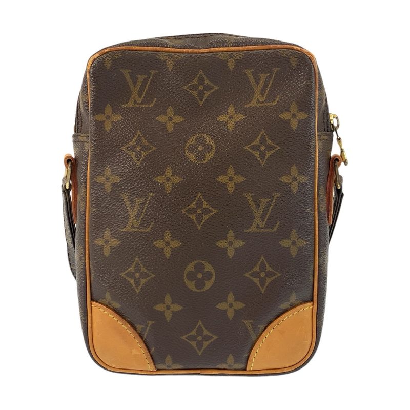 Louis Vuitton Monogram Danube Brown Gold Shoulder Bag Pochette