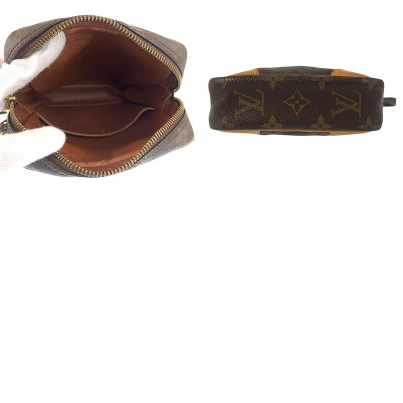 Louis Vuitton Monogram Danube Brown Gold Shoulder Bag Pochette