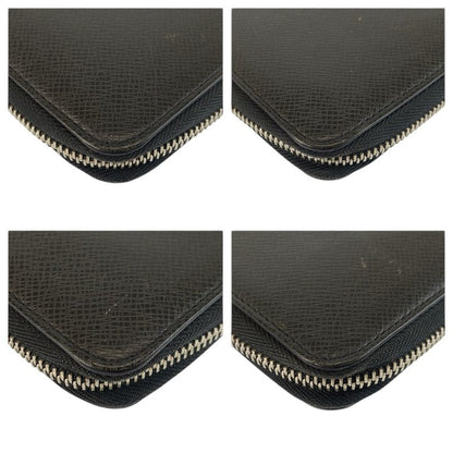 Louis Vuitton Taiga Zippy Organizer NM Noir Black Wallet