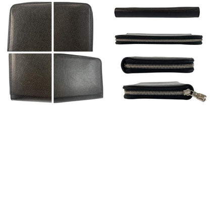 Louis Vuitton Taiga Zippy Organizer NM Noir Black Wallet
