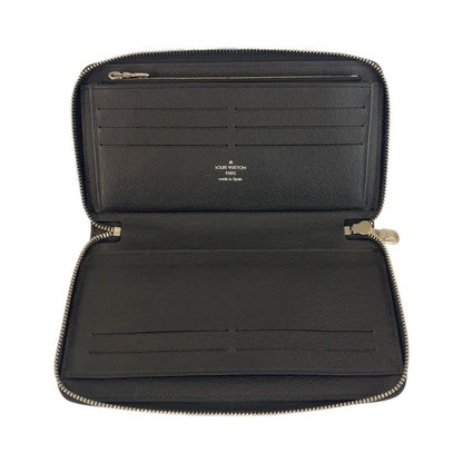 Louis Vuitton Taiga Zippy Organizer NM Noir Black Wallet