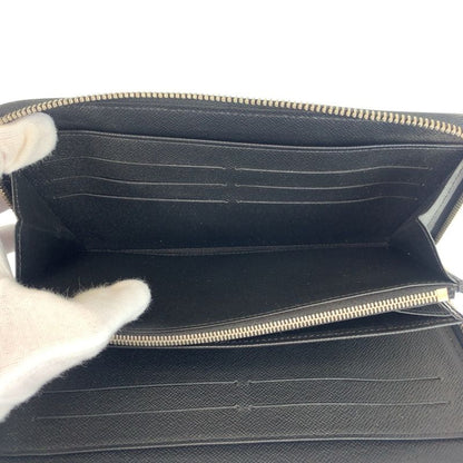 Louis Vuitton Taiga Zippy Organizer NM Noir Black Wallet