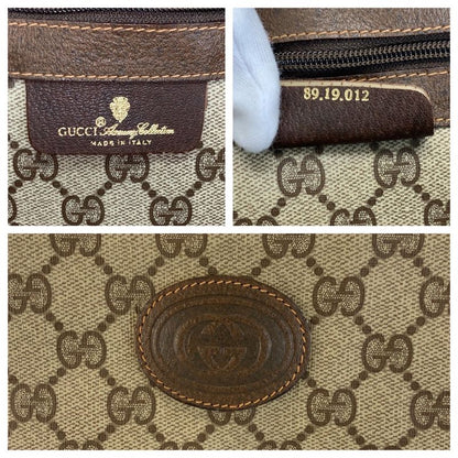 Gucci Vintage Sherry Line GG Supreme Canvas Boston Bag