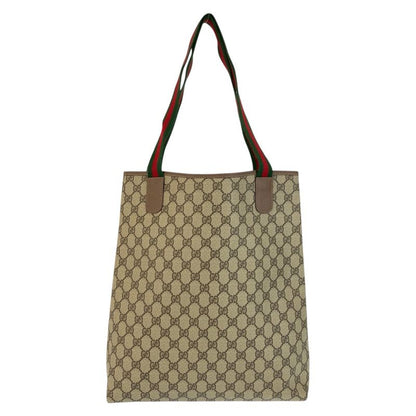 Gucci Sherry Line Beige GG Supreme Canvas 002 58 Tote Shoulder Bag