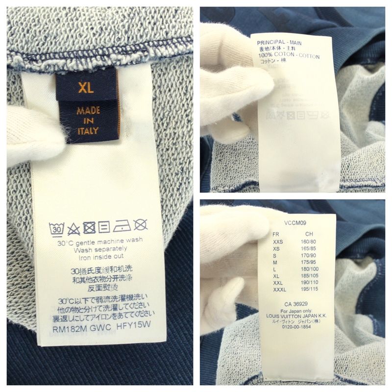 Louis Vuitton Vivienne Forever XL Navy Cotton Long Sleeve T-Shirt Trainer