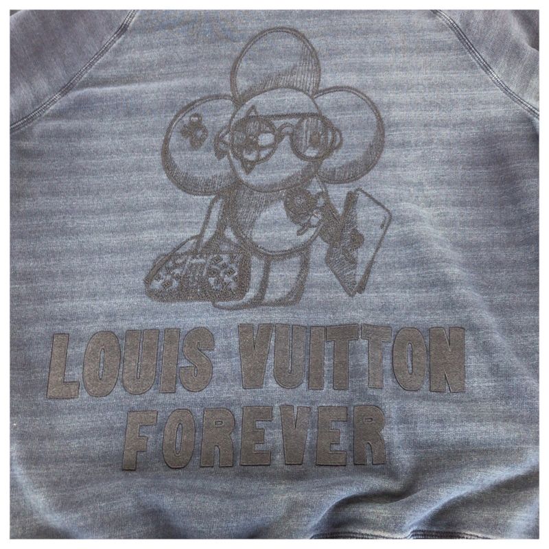 Louis Vuitton Vivienne Forever XL Navy Cotton Long Sleeve T-Shirt Trainer