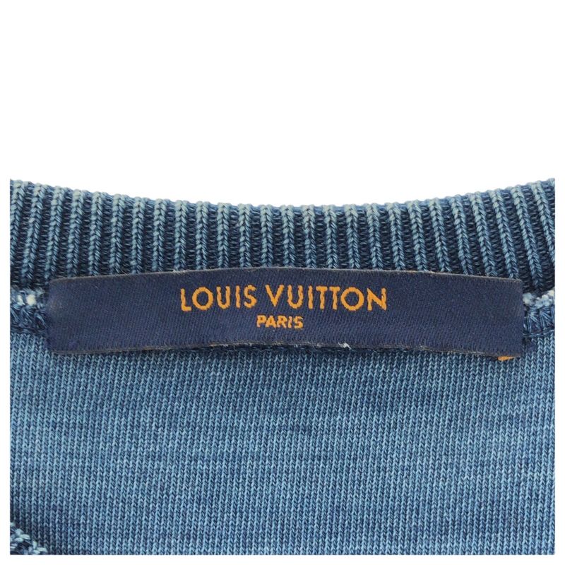 Louis Vuitton Vivienne Forever XL Navy Cotton Long Sleeve T-Shirt Trainer