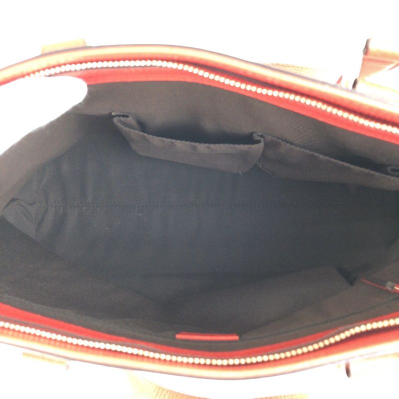 Gucci Bamboo Tassel Red Gold Leather Tote Shoulder Bag 2-Way