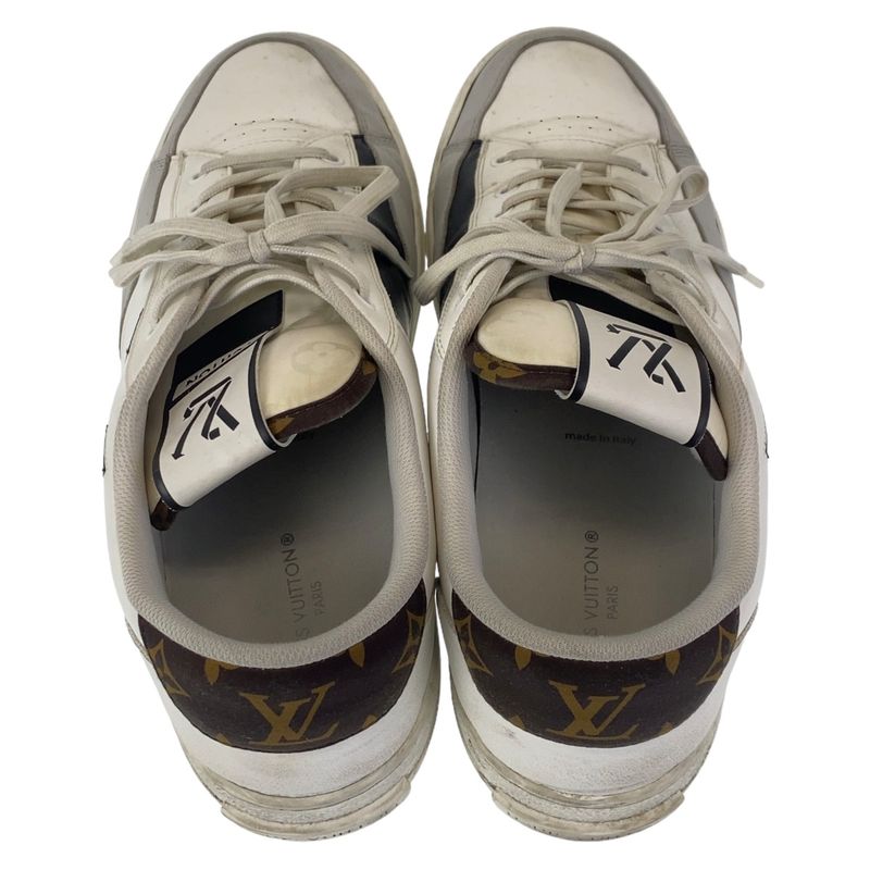 Louis Vuitton Charlie Line 29.5 cm White Multicolor Leather Sneakers Low Cut