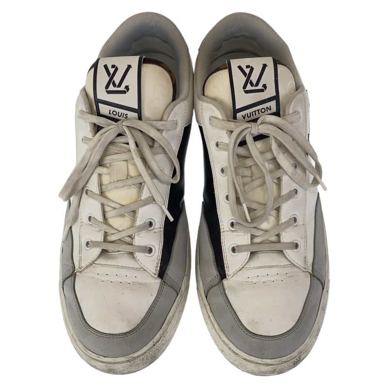 Louis Vuitton Charlie Line 29.5 cm White Multicolor Leather Sneakers Low Cut