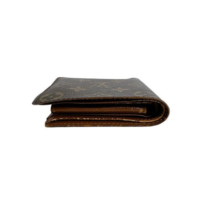 Louis Vuitton Monogram Bifold Wallet Cult Cles Monet Brown
