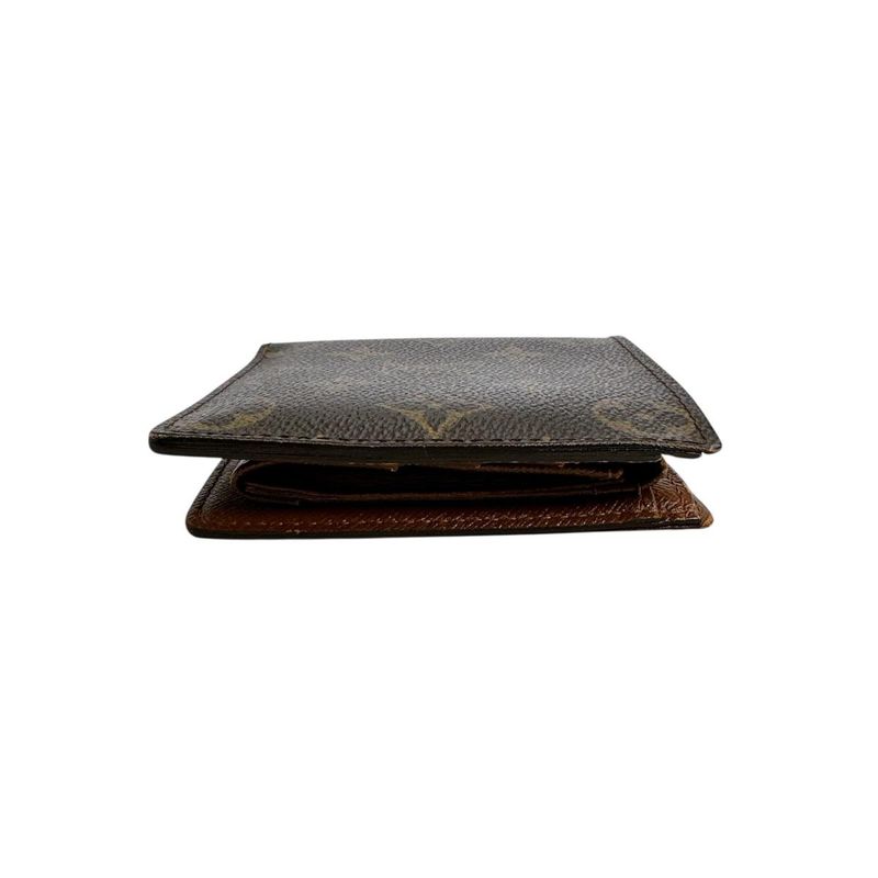 Louis Vuitton Monogram Bifold Wallet Cult Cles Monet Brown