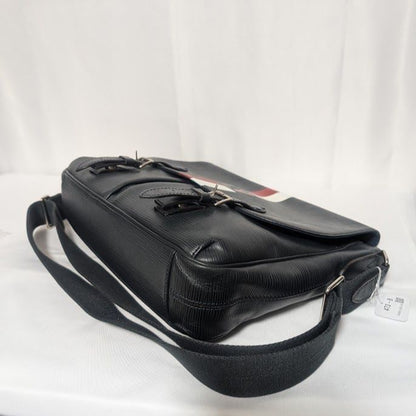 Louis Vuitton Christopher Messenger Epi Noir Black Shoulder Bag