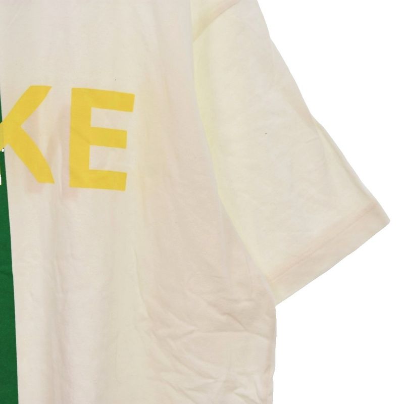 Gucci Faux Not Print Oversize Tee T-Shirt Short Sleeve S White