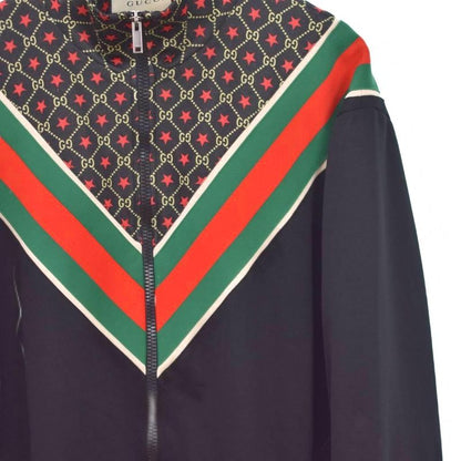 Gucci Ggstar Oversize Jersey Track Jacket S Black