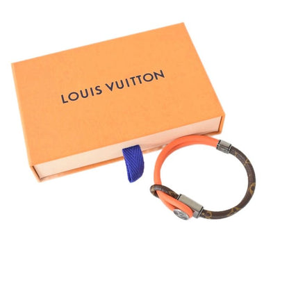Louis Vuitton Bracelet Bangle Brown Orange