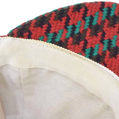 Gucci Interlocking Houndstooth Baseball Cap XL Red Hat