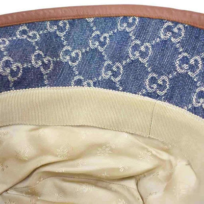 Gucci GG Canvas Denim Bucket Hat L Blue