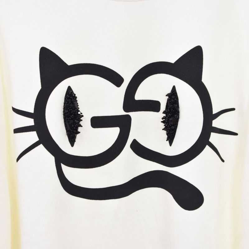 Gucci Cat Sweatshirt Trainer M White