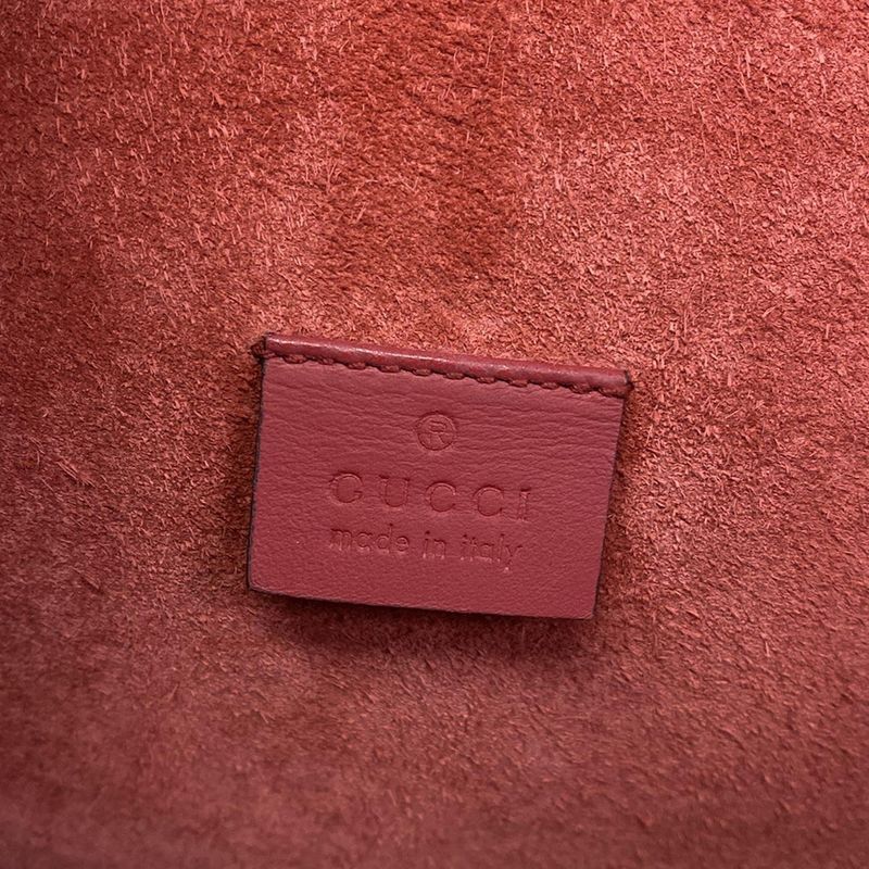 Gucci Shoulder Bag Dionysus Beige Ebony Red Chain