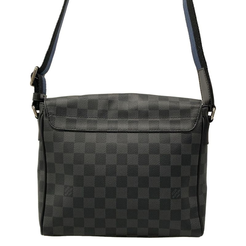 Louis Vuitton Shoulder Bag Damier Graphite District PM NM Canvas