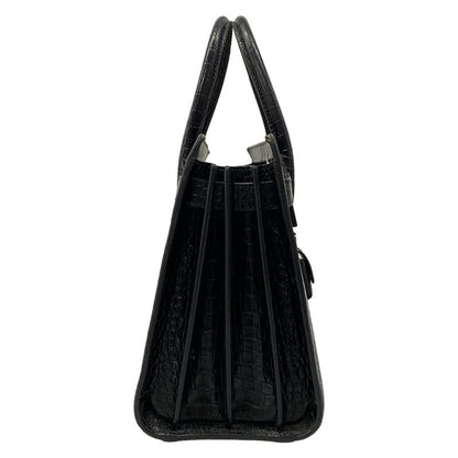 Saint Laurent Paris Tote Classic Baby Sac de Jour Black Embossed Leather
