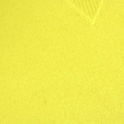 Louis Vuitton Inside Out Cashmere Crew Neck Knit Sweater Silk S Yellow Jze MW