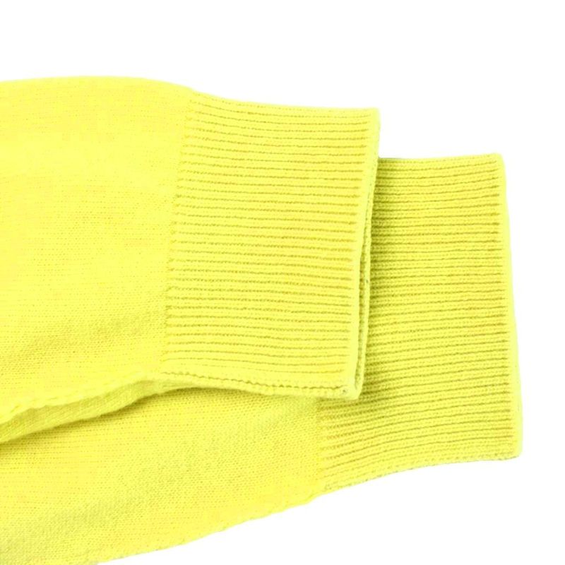 Louis Vuitton Inside Out Cashmere Crew Neck Knit Sweater Silk S Yellow Jze MW