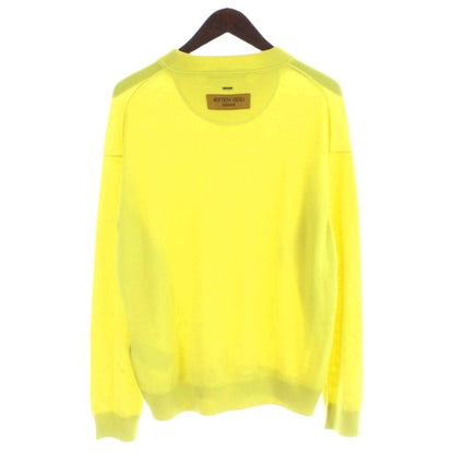 Louis Vuitton Inside Out Cashmere Crew Neck Knit Sweater Silk S Yellow Jze MW