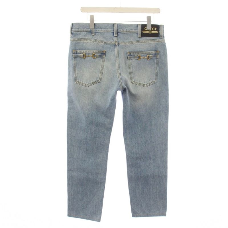 Gucci Tapered Denim Pants Jeans 33 Blue Ym