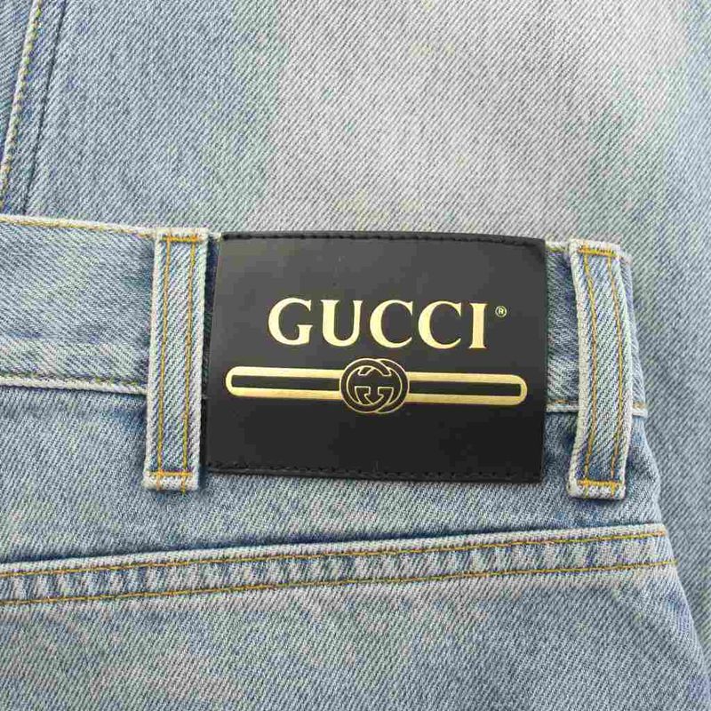 Gucci Tapered Denim Pants Jeans 33 Blue Ym