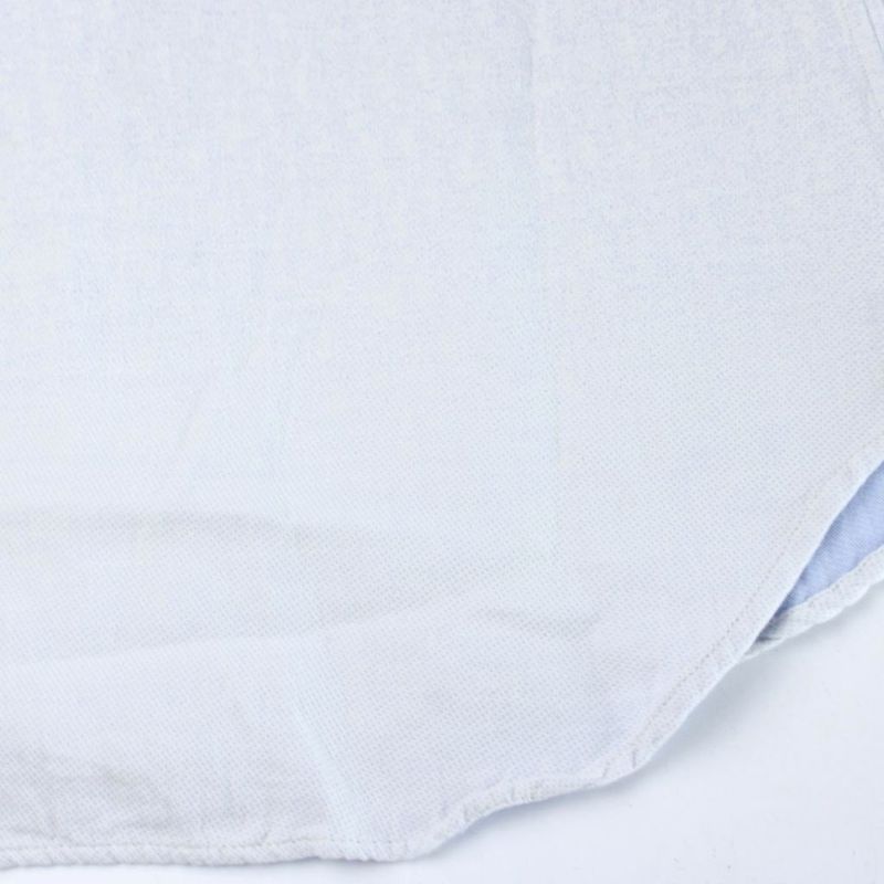Dior Shirt Blue Gradient Long Sleeve Button Trotter Pattern All Over 39 MW