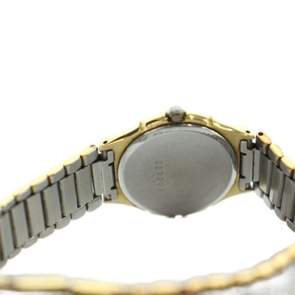 Saint Laurent Yves Watch Quartz Logo Silver Color Gold