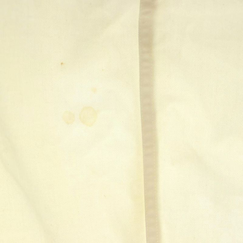 Chanel Tight Skirt Knee Length CC Logo 42 White SS OH Stained
