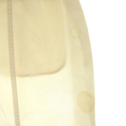 Chanel Tight Skirt Knee Length CC Logo 42 White SS OH Stained