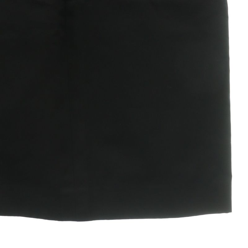 Chanel Tight Skirt Knee Length CC Logo 38 Black SS
