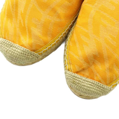 Fendi Sneakers Shoes Espadrilles FF Pattern 7 26.0 cm Yellow