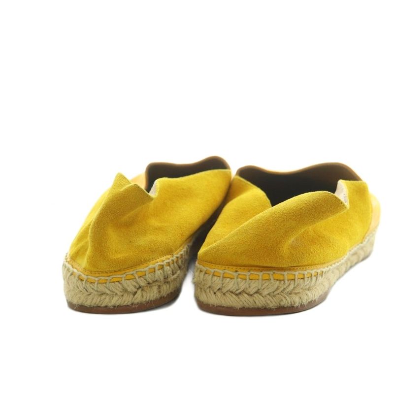 Fendi Sneakers Shoes Espadrilles FF Pattern 7 26.0 cm Yellow