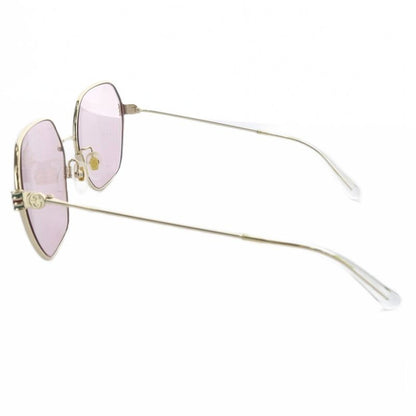 Gucci Sunglasses Full Rim Wellington GG Metal Logo Prescription Purple Gold