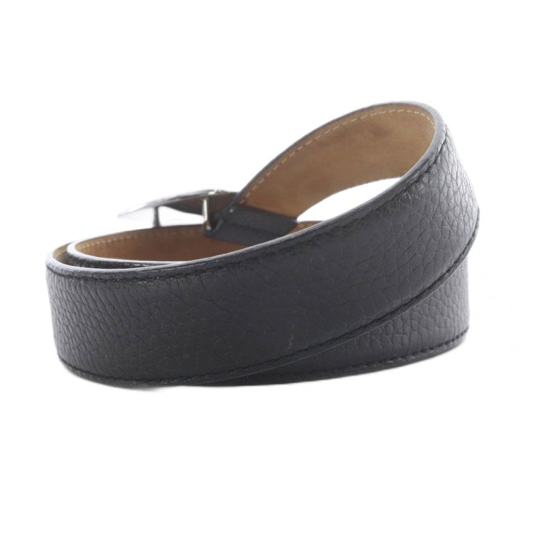 Dolce & Gabbana Belt Leather Logo 80 cm Black