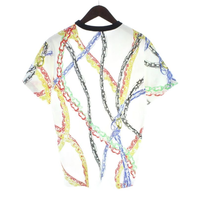 Louis Vuitton Multicolor Chain Print T-Shirt Short Sleeve Top All Over Pattern